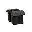 New Looxs Leeds Double fietstas Zwart / 38 liter / Riempjes