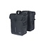 Basil Move dubbele fietstas Zwart / 30 liter / Universal Bridge