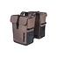 Basil Move dubbele fietstas Bruin / 30 liter / Universal Bridge