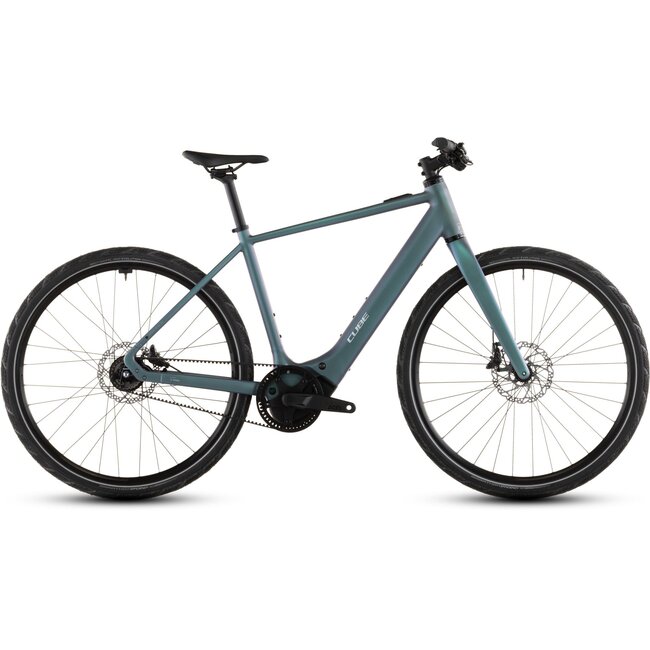 Cube Editor Hybrid SLT 400X 2026 Smaragdgrey/Prism Heren - zijaanzicht