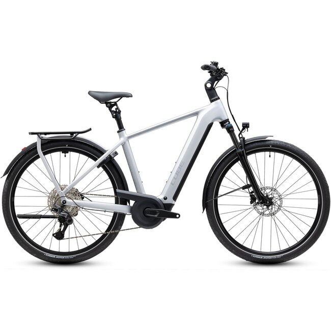 Cube Kathmandu HYBRID ONE 800 2027 Silverstar/Reflex Hoge instap - zijaanzicht