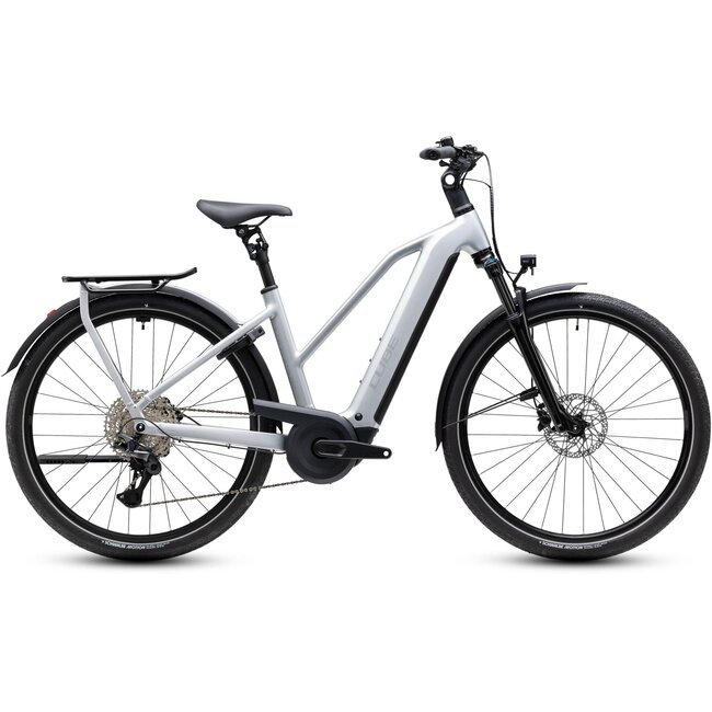 Cube Kathmandu HYBRID ONE 800 2027 Silverstar/Reflex Trapeze - zijaanzicht