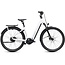 Cube Kathmandu HYBRID DELUXE PRO 800 2027 Metallicwhite/Chrome Lage instap - zijaanzicht