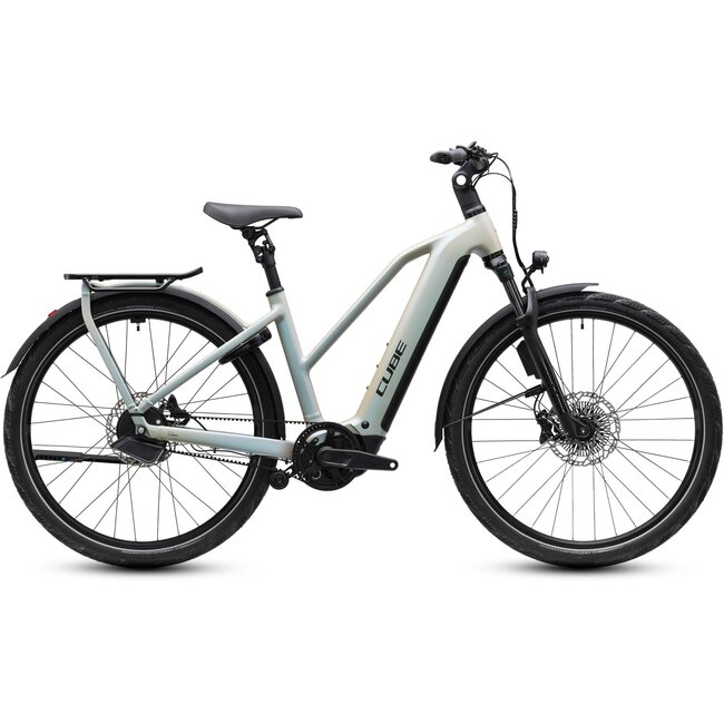 Cube Kathmandu HYBRID DELUXE EXC 800 2027 Glintsand/Black Trapeze - zijaanzicht