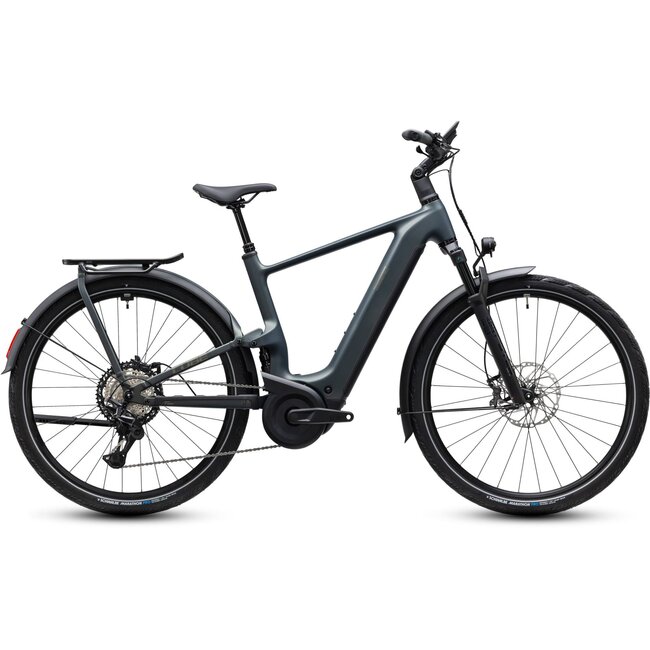 Cube Kathmandu HYBRID ONE11 HPC SLX 800 2027 Sagebrushgreen/Chrome Hoge instap - zijaanzicht