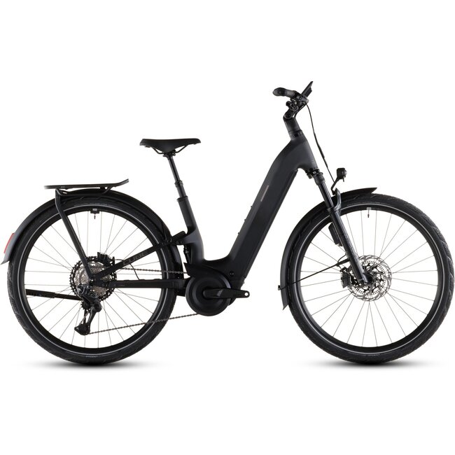 Cube Kathmandu HYBRID ONE11 HPC SLT 800 2027 CARBON/SILVERDUST Lage instap - zijaanzicht