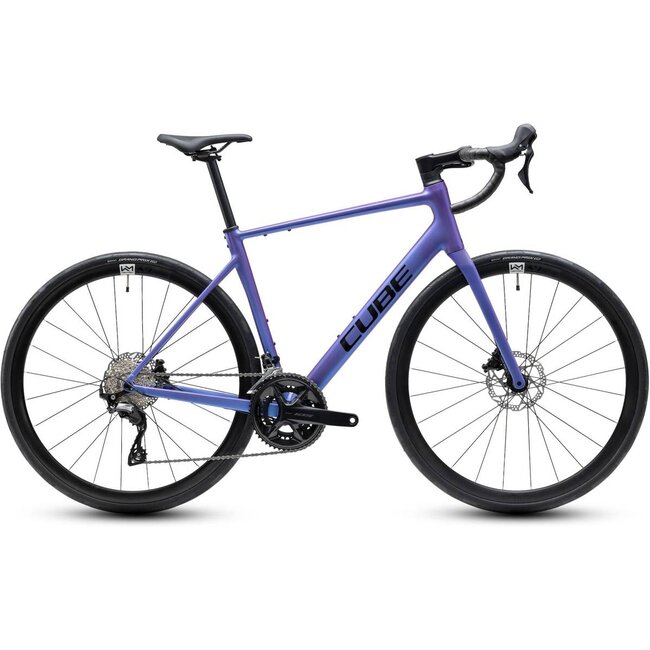 Cube Attain Aluminium SLX 2027 Blueiris/Black · zijaanzicht