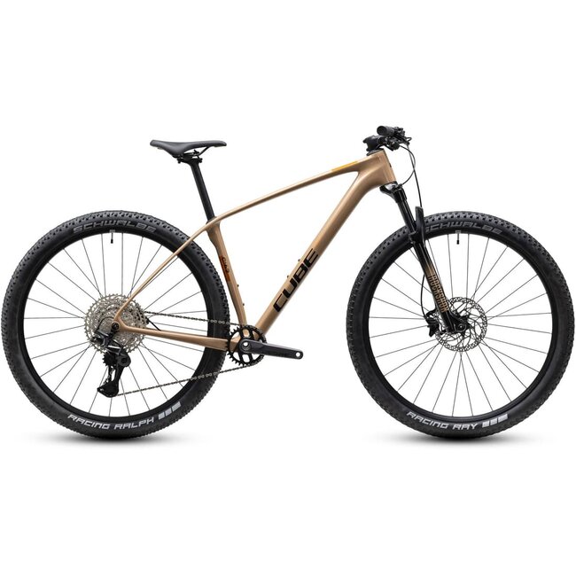 Cube Reaction C:62 ONE 2027 Cappuccino/Black · zijaanzicht