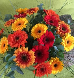 Gerbera  Strauß " Orangina mix "