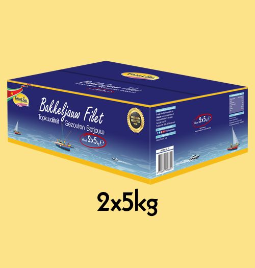 Faja Lobi Bakkeljauw Filet 10 kg