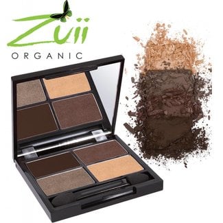 Zuii Organic Quad Eyeshadow Palette Natural