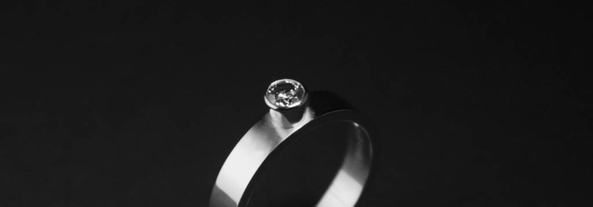 Ring WARE LIEFDE, zilver met lab grown diamant