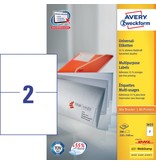 Avery Zweckform Universaletiketten 210 x 148 mm 100 Blatt