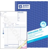 Avery Zweckform Lieferschein DIN A5 3 x 50 Blatt, 2 Durchschläge, 2 Blaupapiere, inkl. Empfangsschein