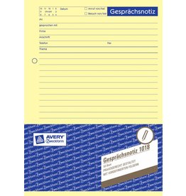 Avery Zweckform Gesprächsnotizbuch DIN A5