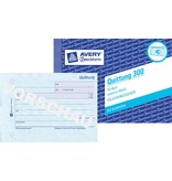 Avery Zweckform Quittung DIN A6 quer 50 Blatt, 1 Durchschlag, 1 Blaupapier, inkl. MwSt.