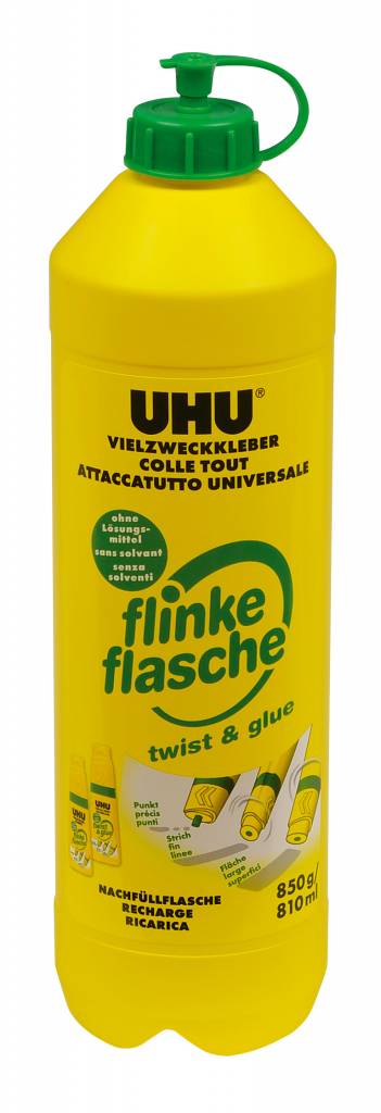 UHU Nachfüllflasche flinke Flasche ReNATURE 850 g