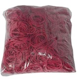 Gummibänder 1000 g 130 x 4 mm Farbe: rot