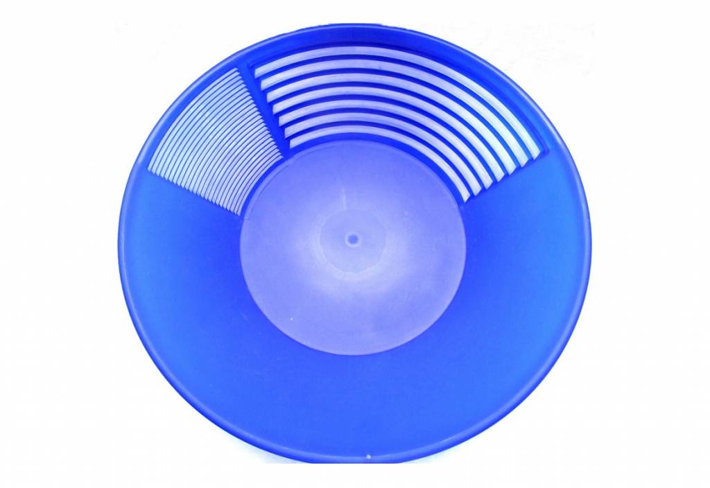 PIONEER/KEENE Pioneer / Keene Goudpan 10'' 2 riffelsoorten  25,5cm blauw