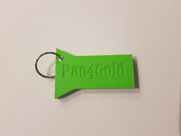 Pan4Gold Sluisbox sleutelhanger blauw - oranje - groen