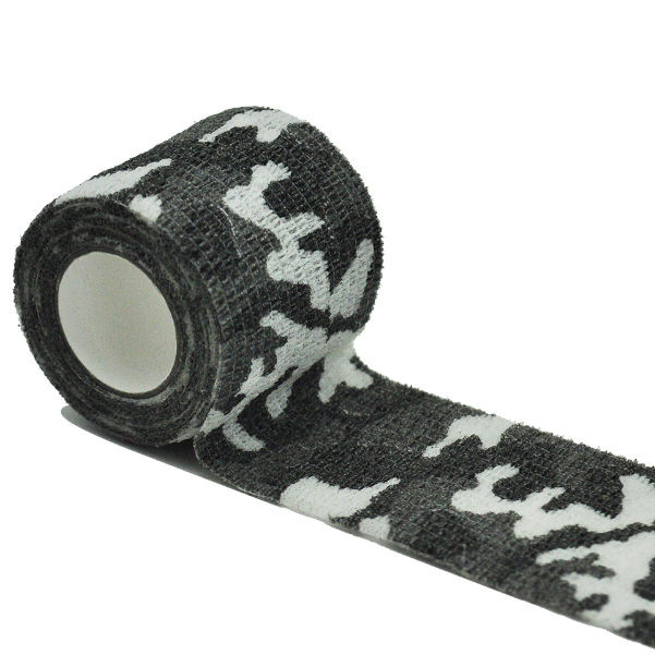 Black and White Camo Wrap Camouflage "Tape"