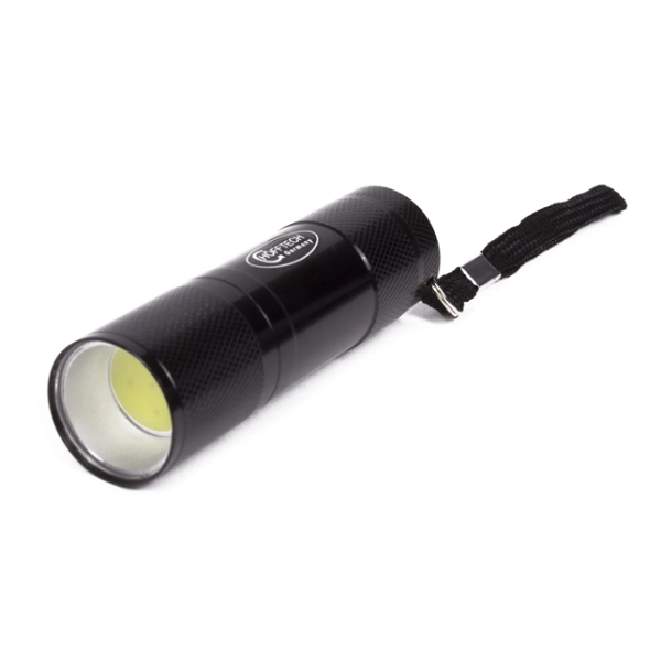 Pocket Zaklamp 1W COB Zwart