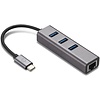 PEPPER JOBS TCH-2 a 3 ports USB-C 3.1 à USB 3.0 3- avec un port Gigabit Ethernet.