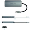 PEPPER JOBS TCH-5 est un appareil USB-C 3.1 à USB 3.0 avec Gigabit Ethernet, un port de chargement USB-C et une sortie HDMI multiport. Gris Sidéral