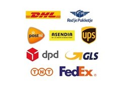 Zendingen POSTNL, DPD, UPS, GLS, DPD....