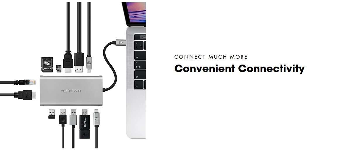 TCH-12 HUB USB C | PEPPER JOBS EU