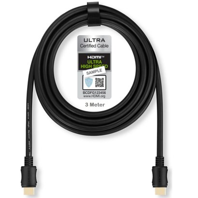 PEPPER JOBS UHS3M HDMI 2.1 kabel 3 meter (HDMI ATC-gecertificeerd)