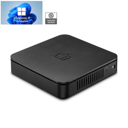 PEPPER JOBS Fanless Mini PC GLK-UCX 8GB/64GB/ Upgrade manuale Windows 10 Pro