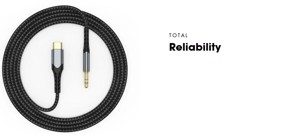 C2AUX USB-C to 3.5mm Audio Cable | PEPPER JOBS EU