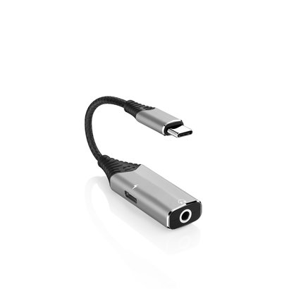 PEPPER JOBS C2PDA PLUS USB-C to Audio Adapter + snelladen