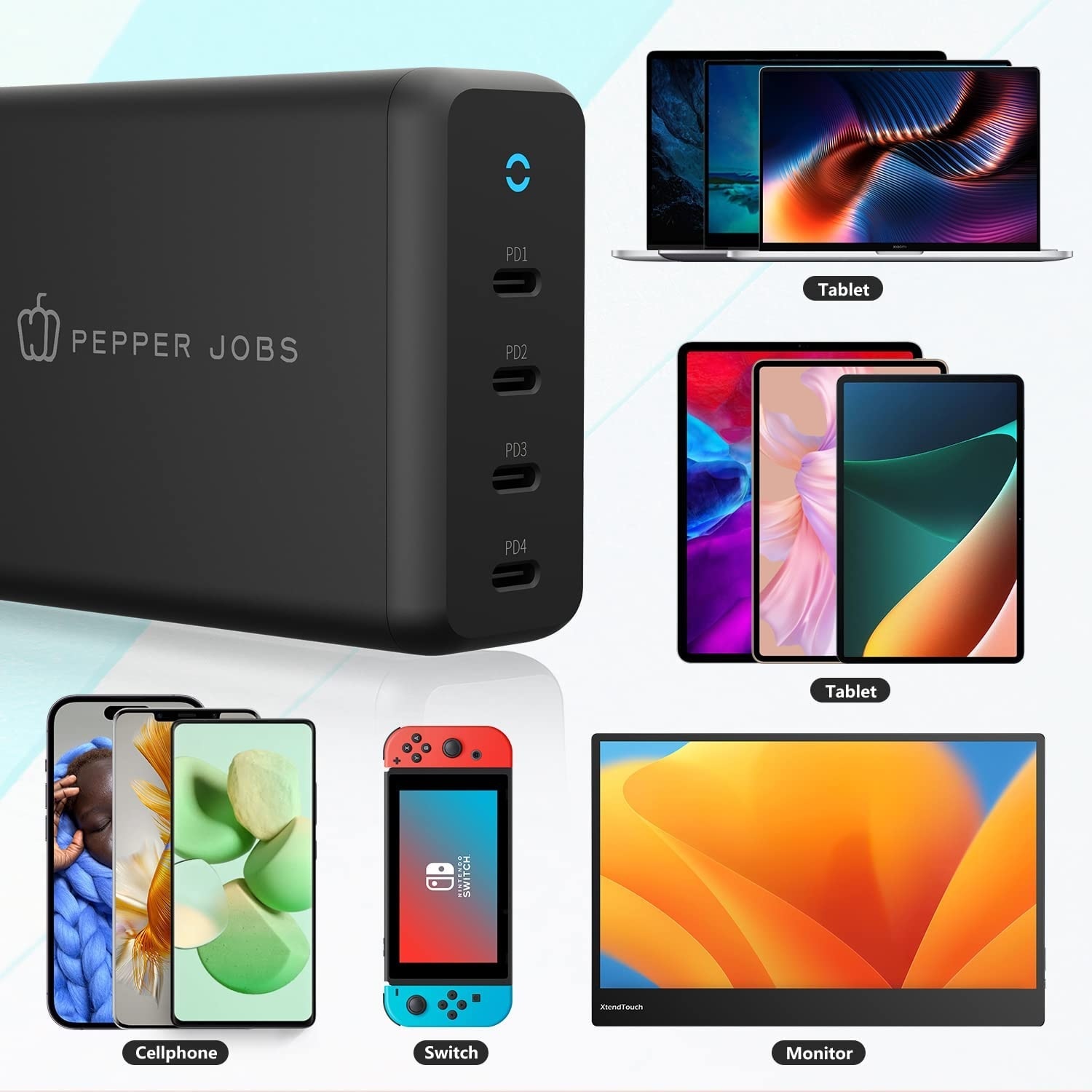 PD25W Chargeur mural USB-C PD 3.0 PPS 25W  PEPPER JOBS UE - Official  authorized EU Distributor of PEPPER JOBS products et Digital Signage /  Kiosk players X28-i et X99-i