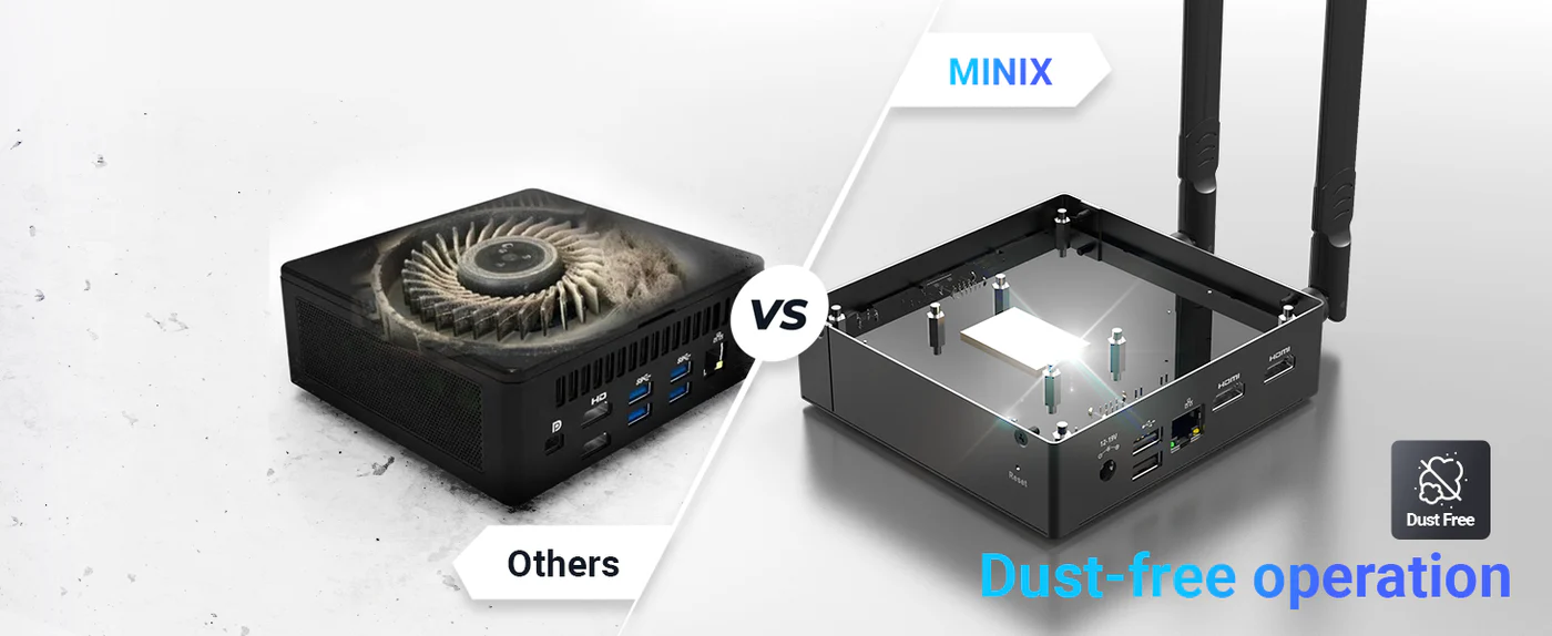 MINIX Z350-0dB Fanless Mini PC