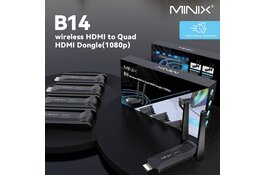 MINIX B14 Draadloze HDMI naar Quad HDMI-dongle (1080p)