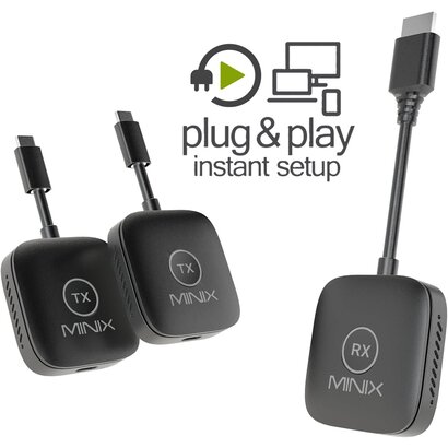 MINIX MINIX B21 2-naar-1 draadloze displayadapter