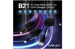 MINIX B21 2-naar-1 draadloze displayadapter