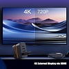 MINIX P4K PD 60W 4K HDMI GaN Charger with Interchangeable Plugs