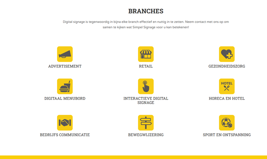 Simpel Signage branches