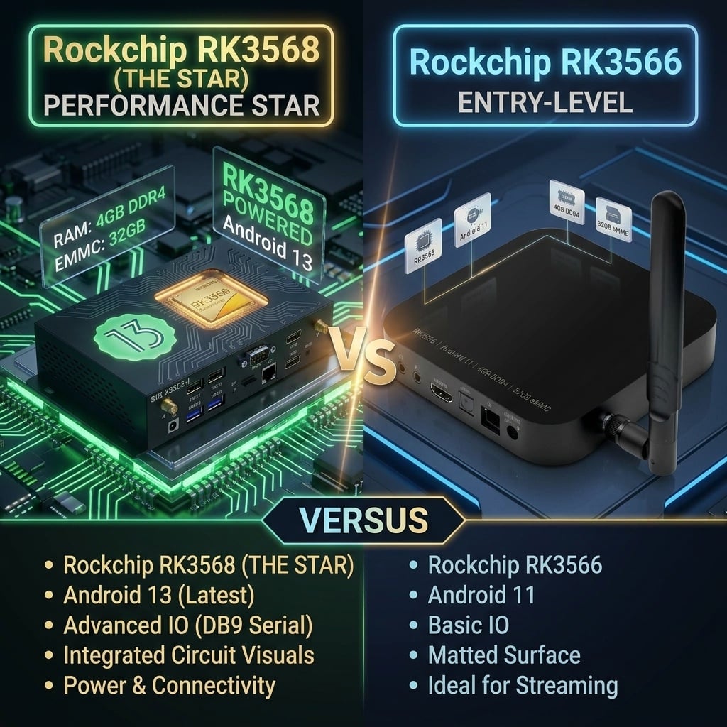 Kracht ontmoet Flexibiliteit: Waarom wij voor de Rockchip RK3568 kozen voor de nieuwe X3568-i Industrial Player