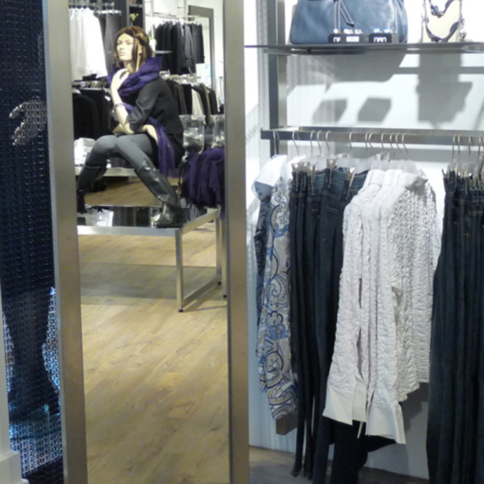 Spiegel tweezijdig, model Ruby, verrijdbaar