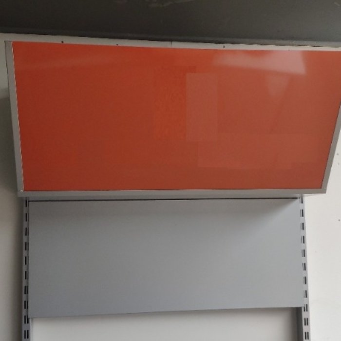 Signhouder voor wandstelling exclusief lichtbron.