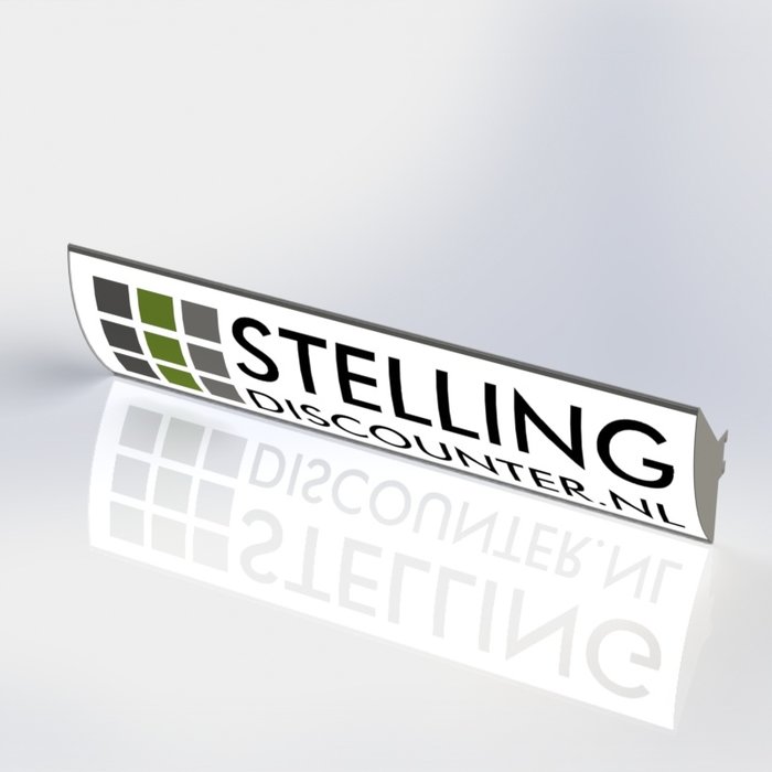 Koof voor signing of logo, signholder 100 x 35 cm hoog