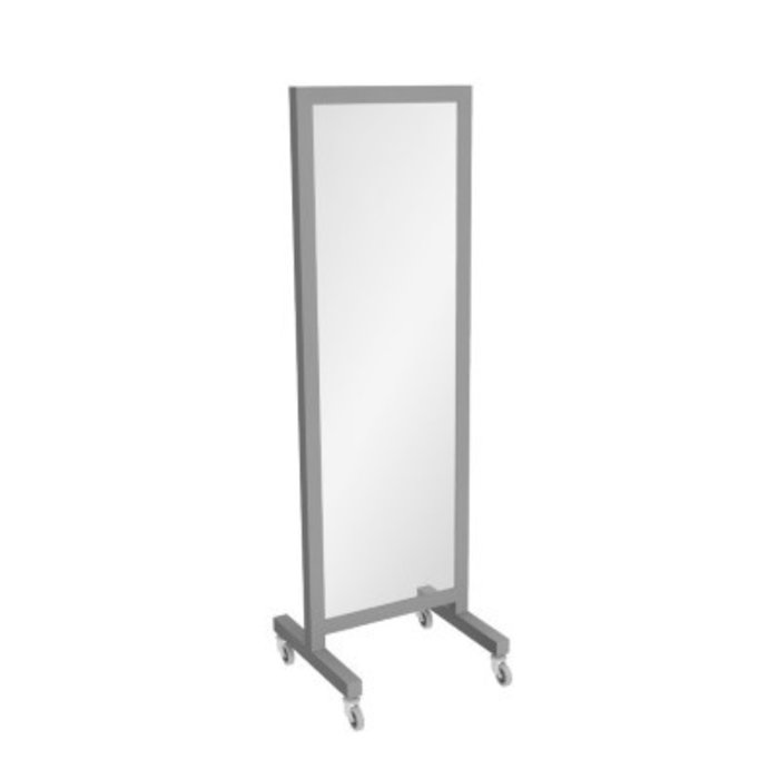 Spiegel tweezijdig, model Ruby, verrijdbaar