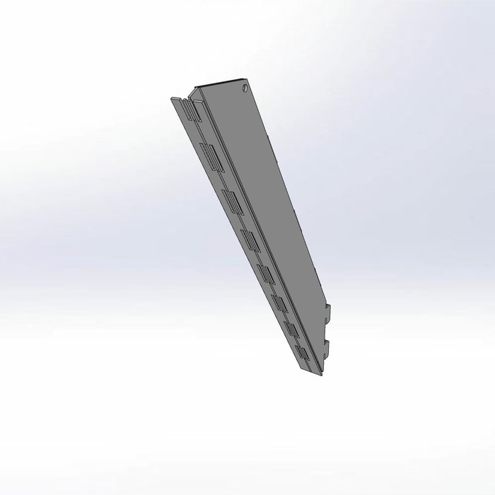 Luifeldrager schuin 40 cm hoog, koofdrager voor koofpaneel of koofprofielen