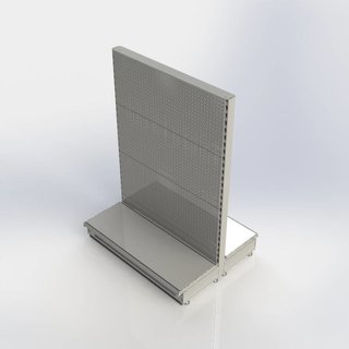 Gondola perforatie rugwand, 100 cm breed, 141 cm hoog