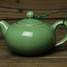 Longquan Celadon Meizi tea pot (200 cc, globe screen) Longquan Celadon Meizi tea pot (200 cc, globe screen)