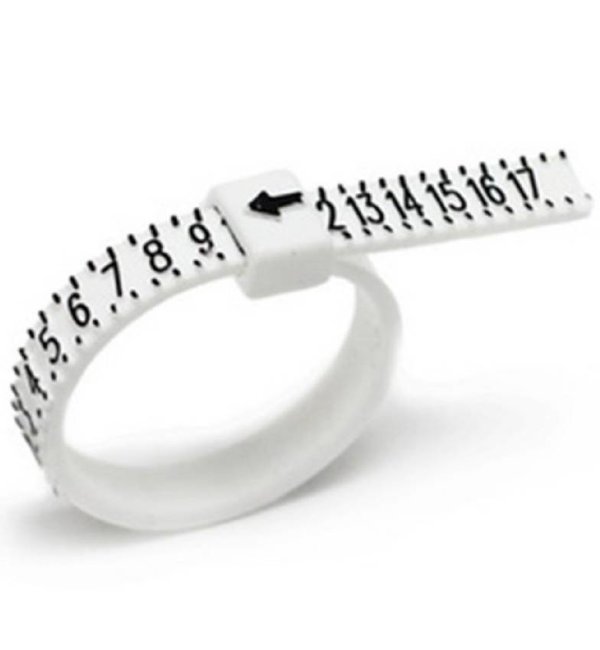 KAYA sieraden Measure & Adjust Ring to determine the correct ring size